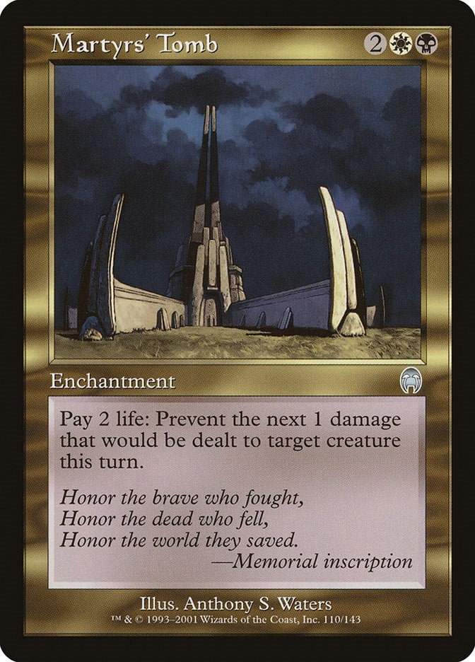 Image for Martyrs' Tomb (110) (Apocalypse) - Magic: The Gathering