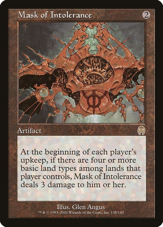 Image for Mask of Intolerance (138) (Apocalypse) - Magic: The Gathering