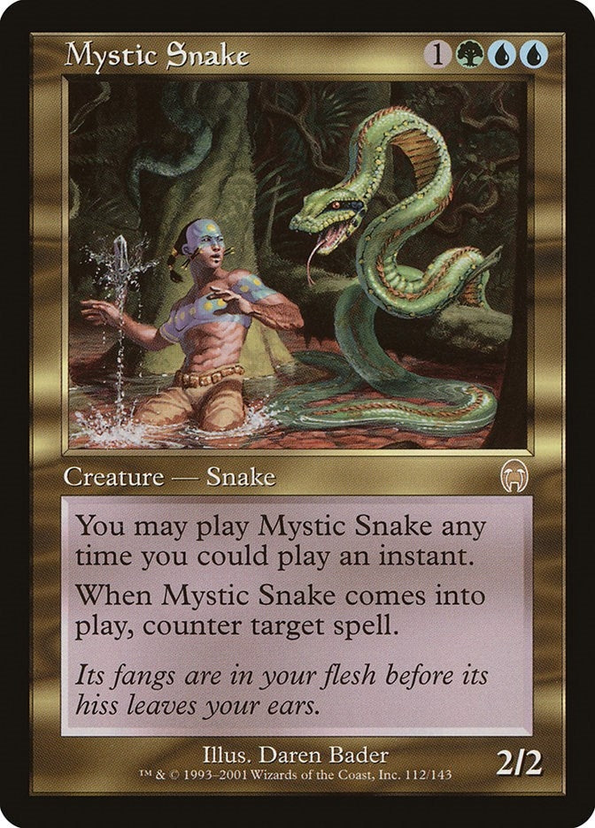 Image for Mystic Snake (112) (Apocalypse) - Magic: The Gathering