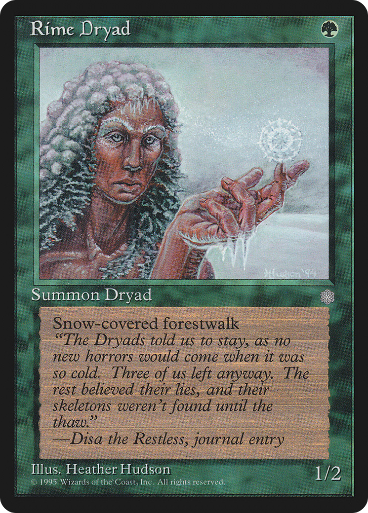 Rime Dryad (ICE)