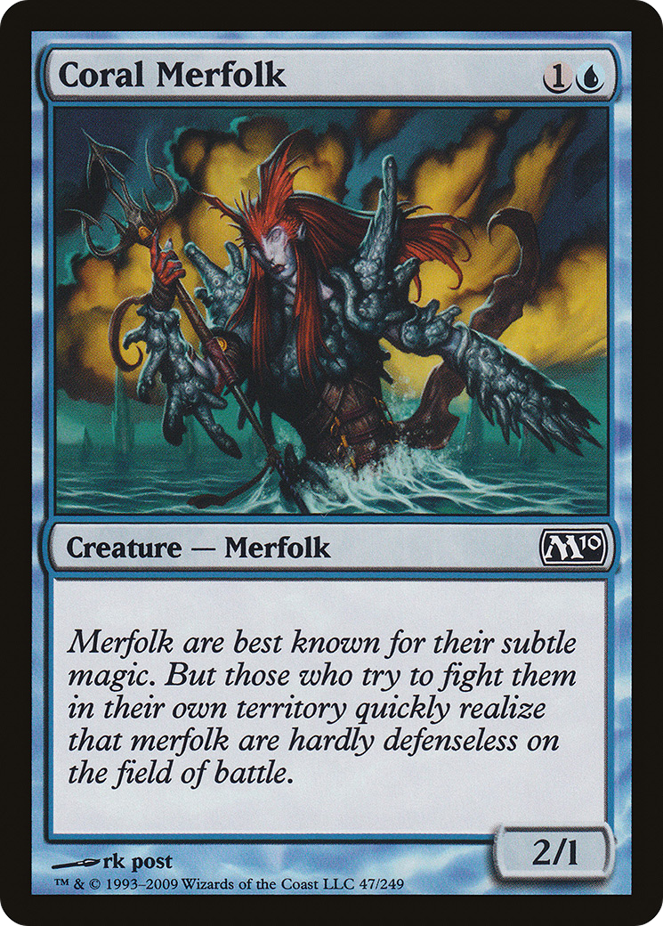 Coral Merfolk (47) (M10)