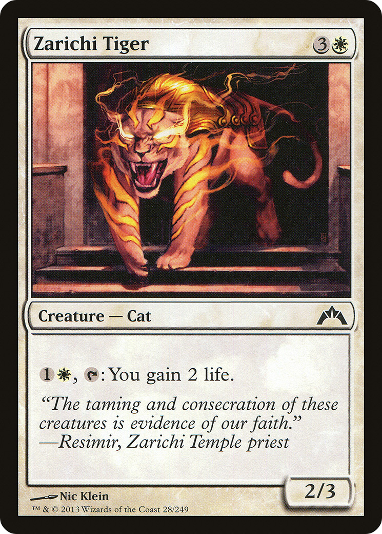 Zarichi Tiger (28) (GTC)