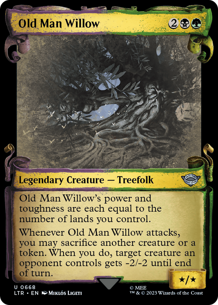 Old Man Willow (Showcase Scrolls) (668) (LTR)