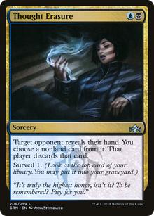 Thought Erasure (GRN-206) - Guilds of Ravnica