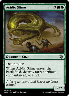 Acidic Slime (M3C-218) - Modern Horizons 3 Commander Ripple Foil
