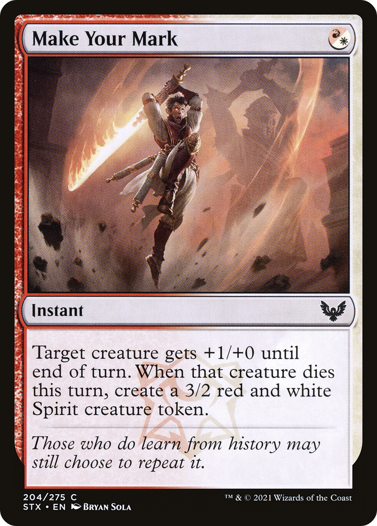 Make Your Mark (STX-204) - Strixhaven: School of Mages Foil