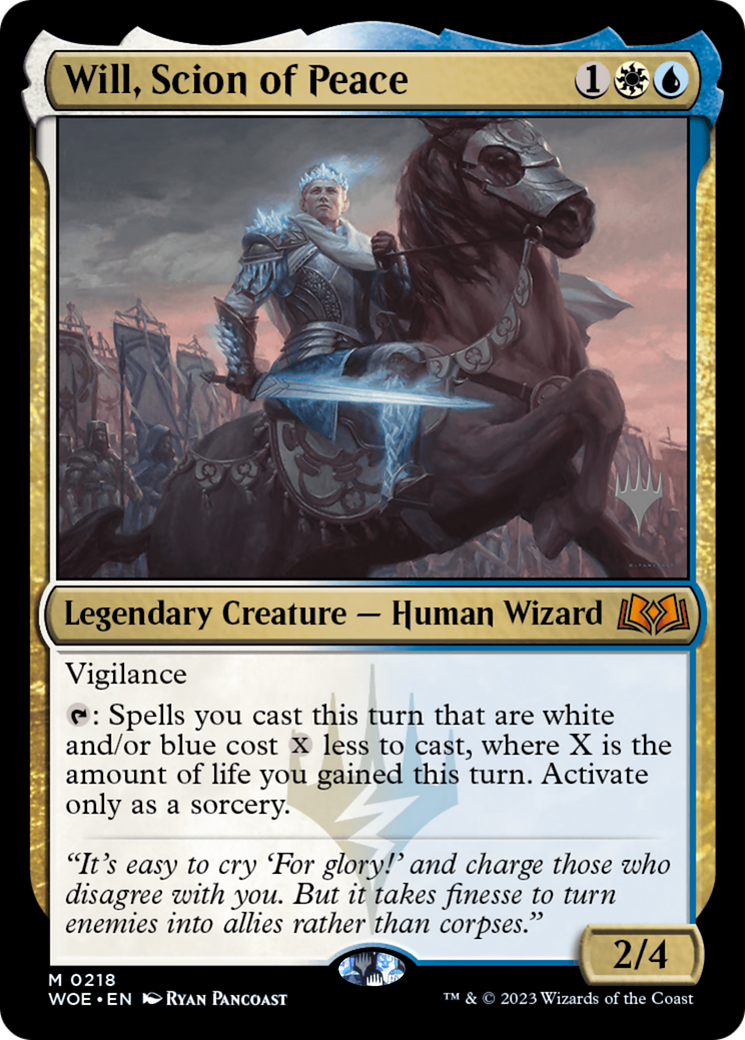 Will, Scion of Peace (PPWOE-218P) - Wilds of Eldraine Promos