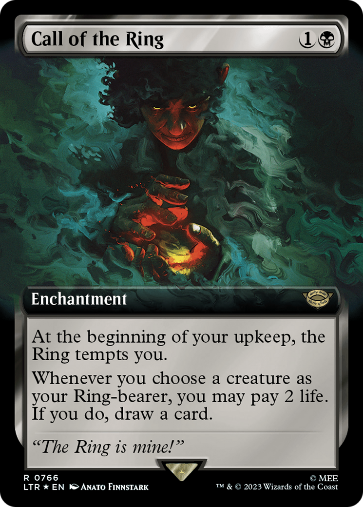Call of the Ring (Extended Art) (Surge Foil) (766) (LTR)