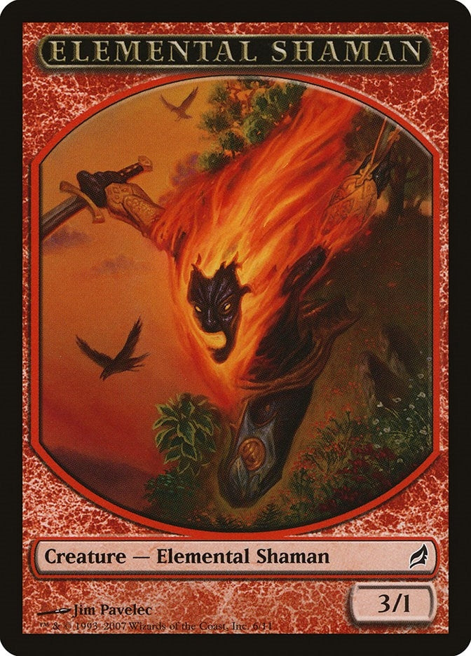 Image for Elemental Shaman Token (6) (Lorwyn) - Magic: The Gathering