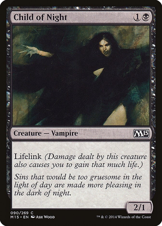 Image for Child of Night (90) (Magic 2015 (M15)) - Magic: The Gathering
