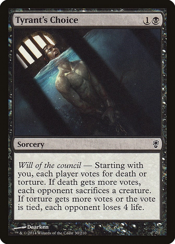 Image for Tyrant's Choice (30) (Conspiracy) (CNS) - Magic: The Gathering