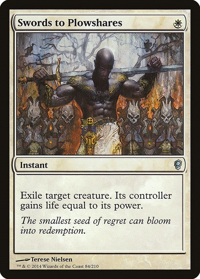 Image for Swords to Plowshares (84) (Conspiracy) - Magic: The Gathering