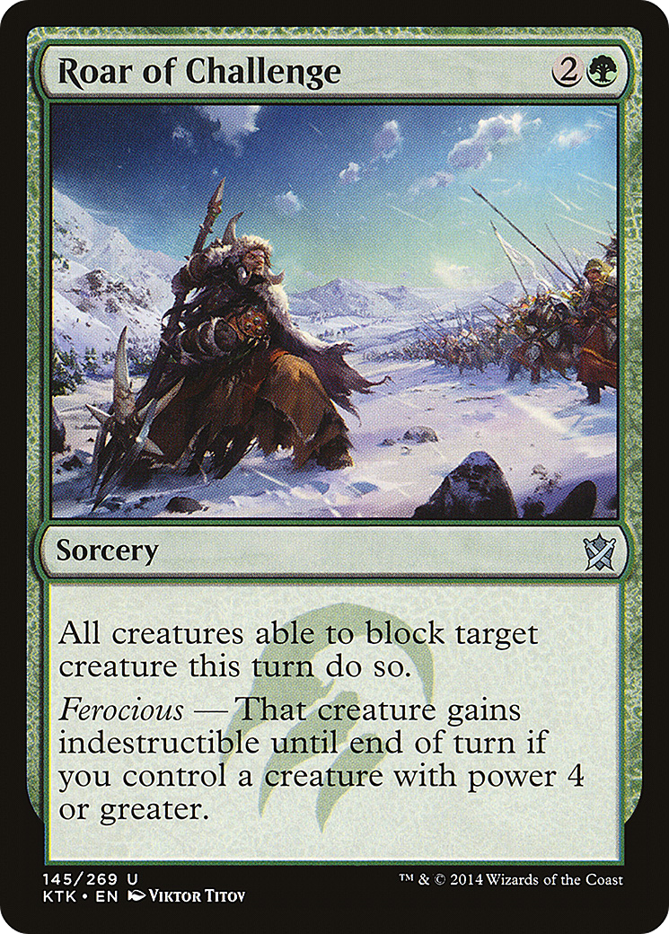 Roar of Challenge (145) (KTK)