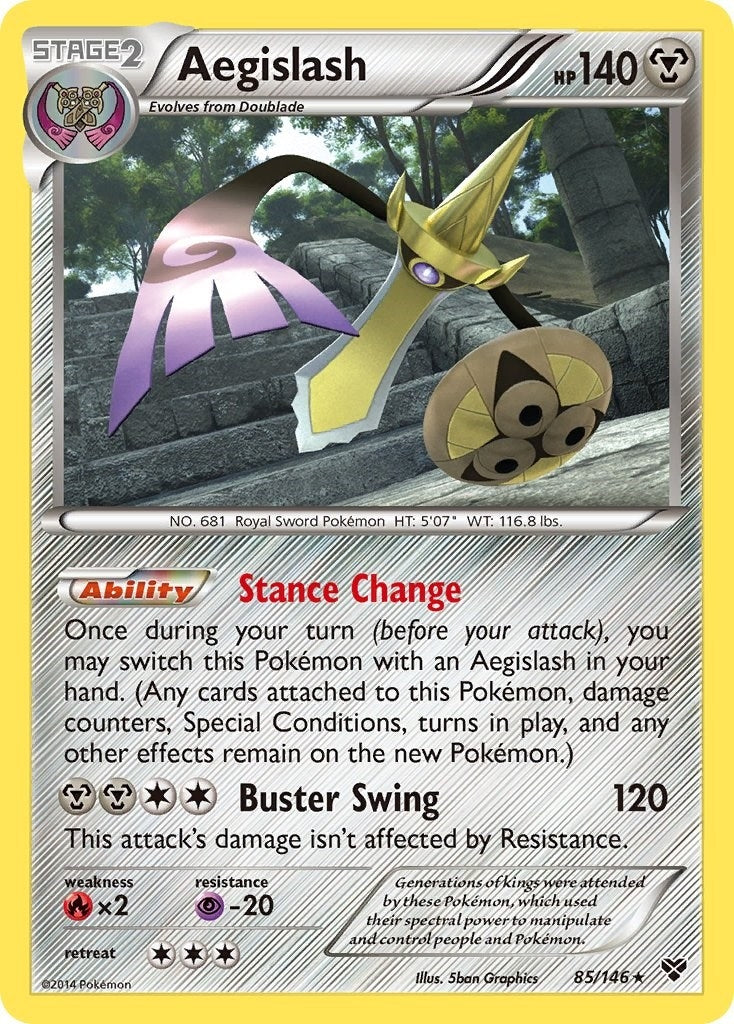 Aegislash (85) (85/146) (XY Base Set)