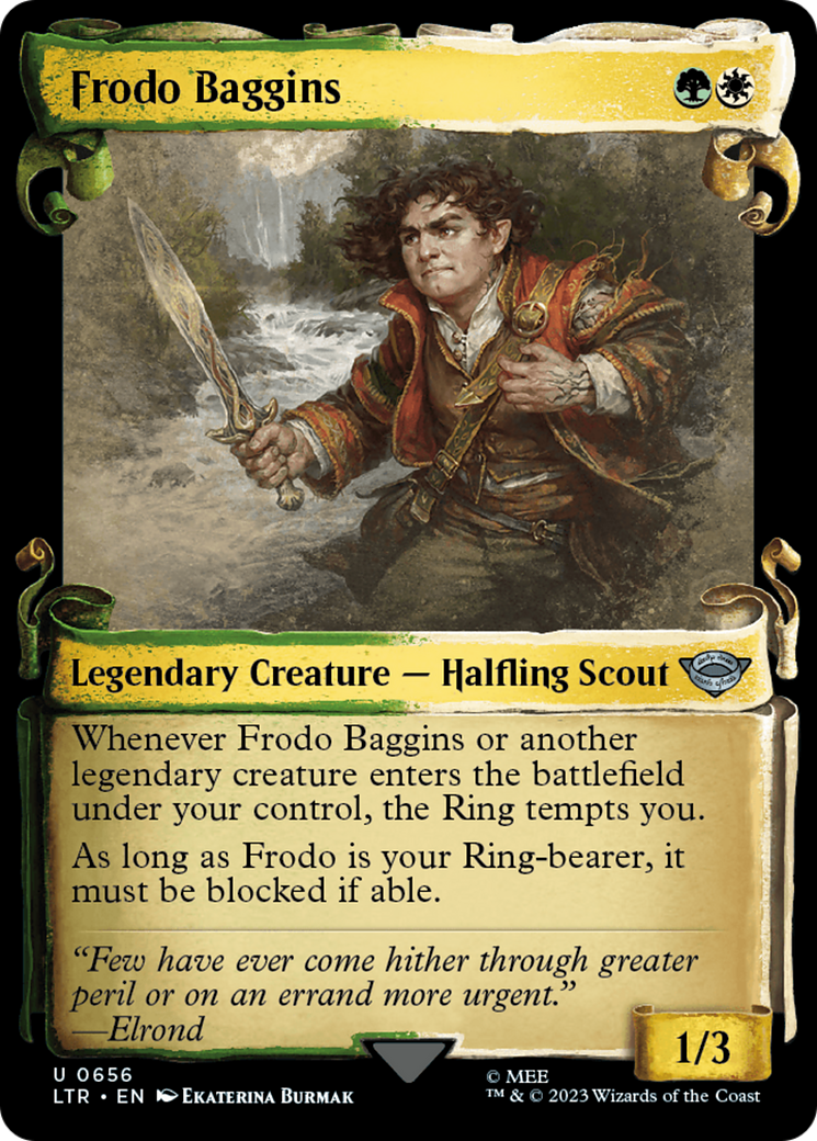 Frodo Baggins (Showcase Scrolls) (656) (LTR)