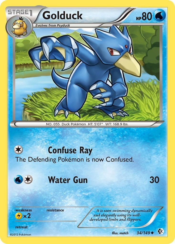 Golduck (34) (34/149) (Boundaries Crossed)