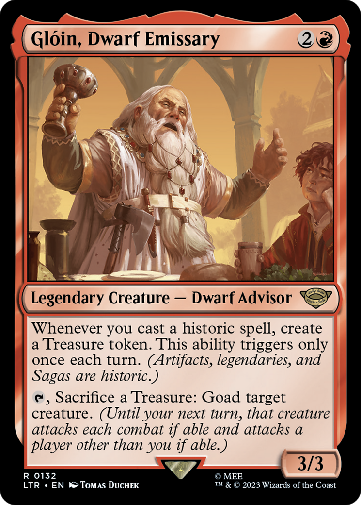 Gloin, Dwarf Emissary (132) (LTR)