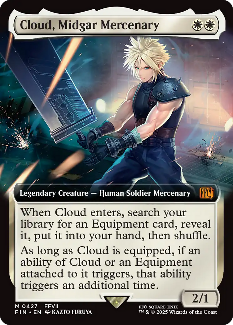 Cloud, Midgar Mercenary (Extended Art) (427) (FIN)