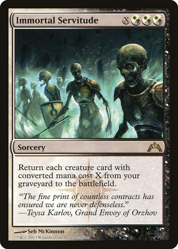 Immortal Servitude (220) (GTC)