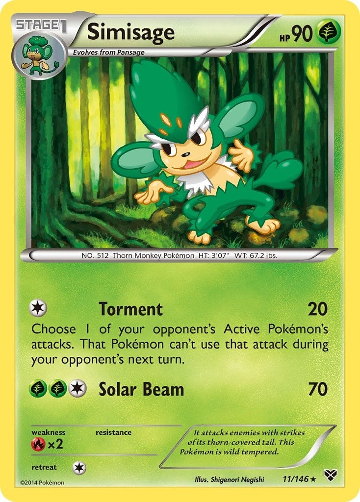 Simisage (11/146) (XY Base Set)
