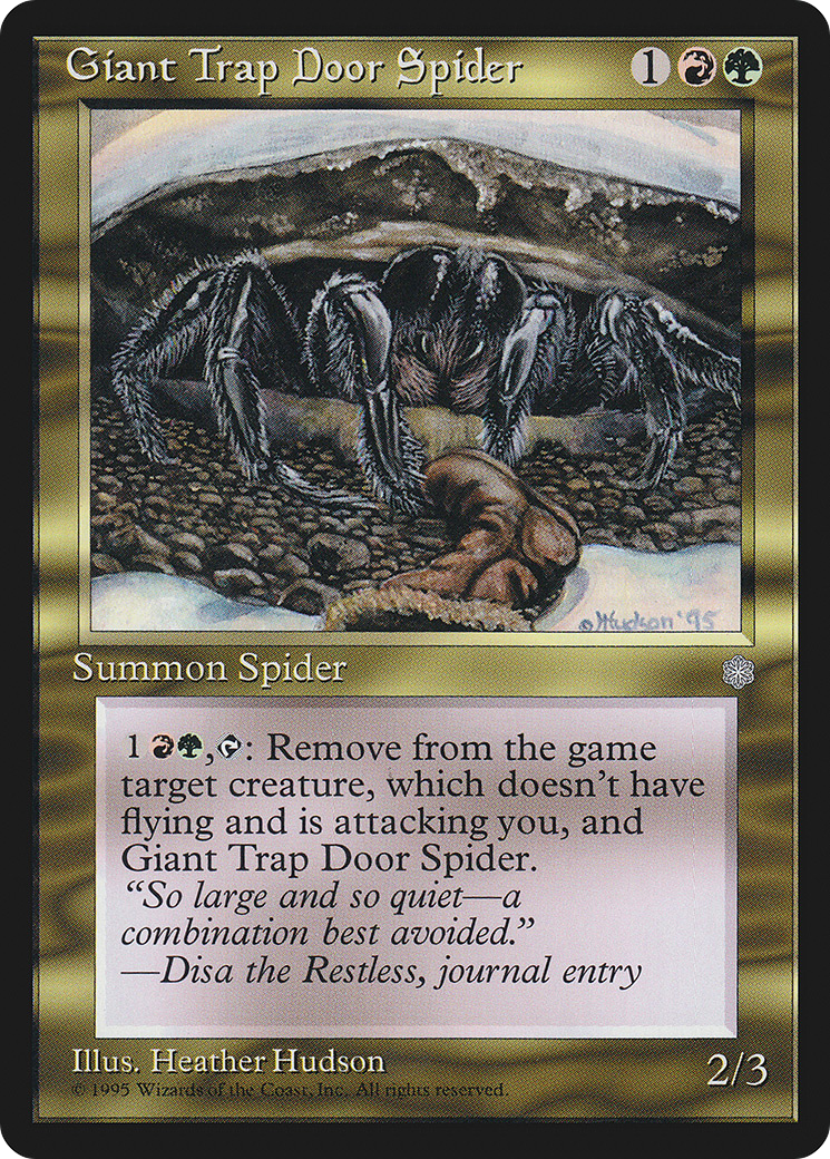 Giant Trap Door Spider (ICE)