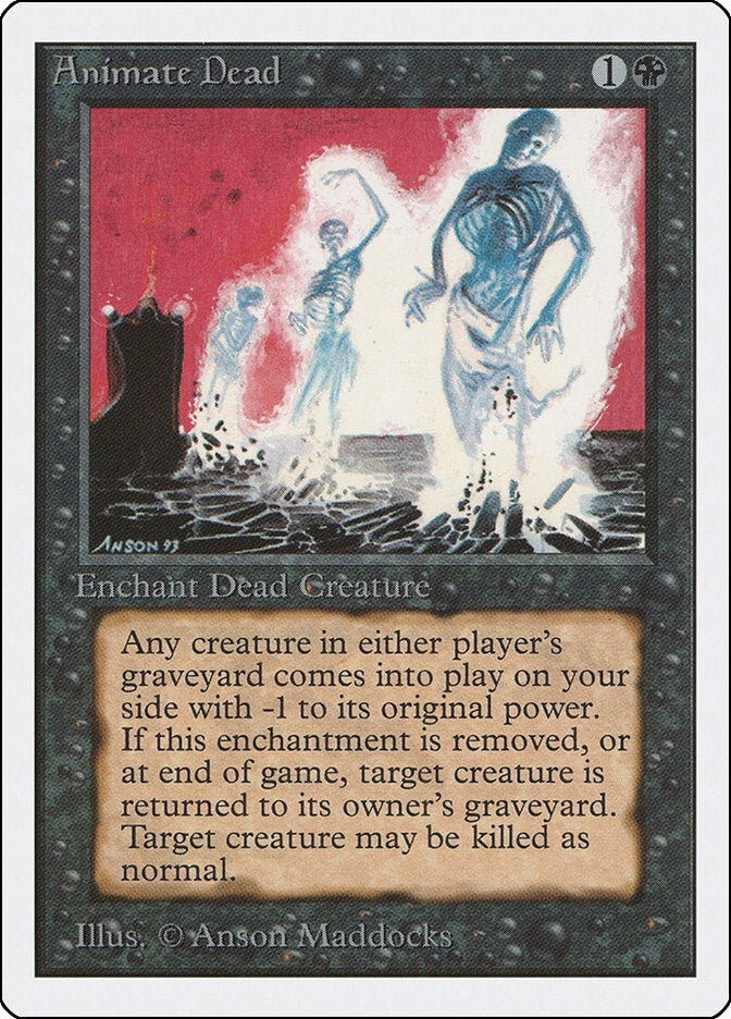 Image for Animate Dead (Unlimited Edition) - Magic: The Gathering