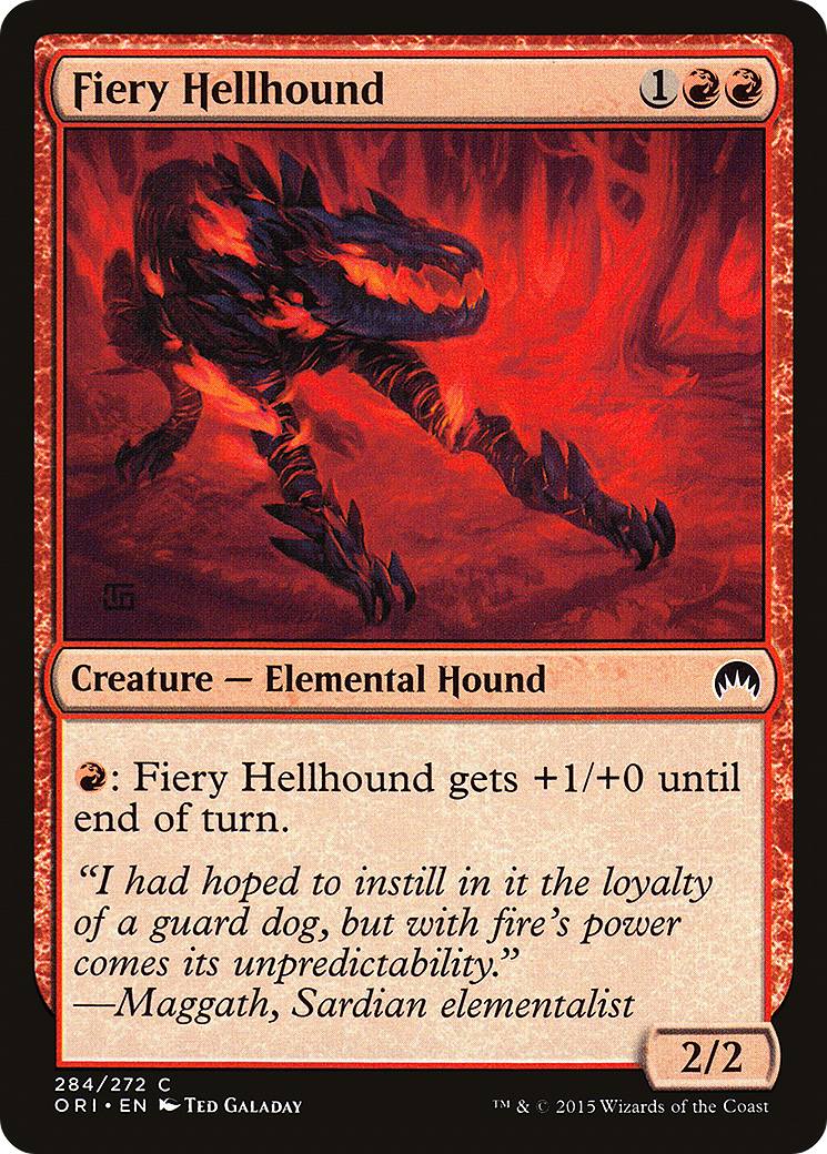 Fiery Hellhound (284) (ORI)