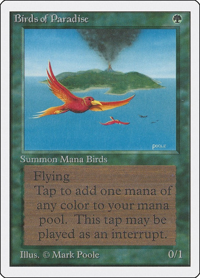 Image for Birds of Paradise (Unlimited Edition) - Magic: The Gathering