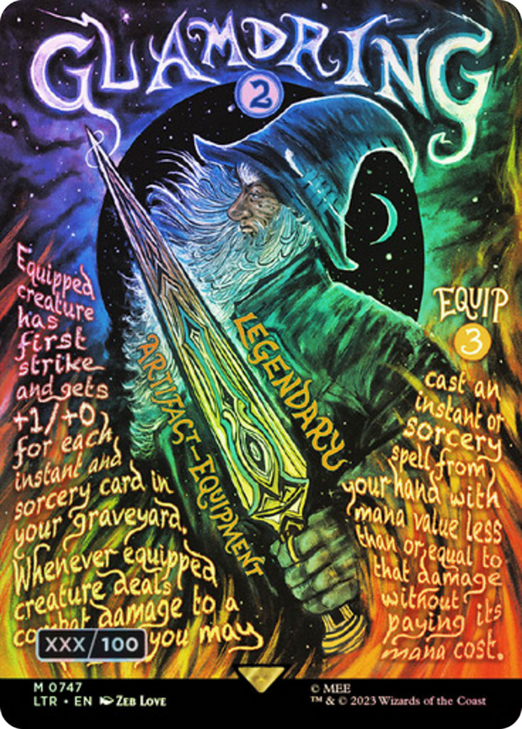 Glamdring (Borderless Poster) (Serial Numbered) (747) (LTR)