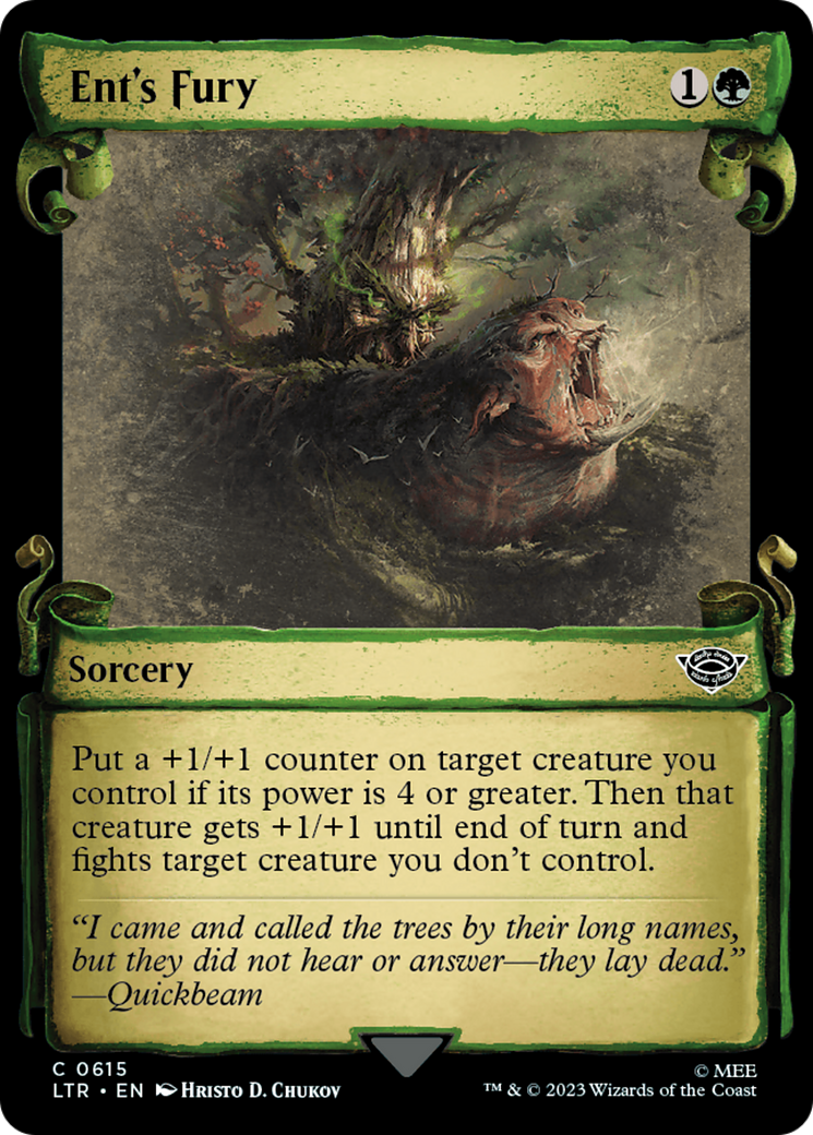 Ent's Fury (Showcase Scrolls) (615) (LTR)