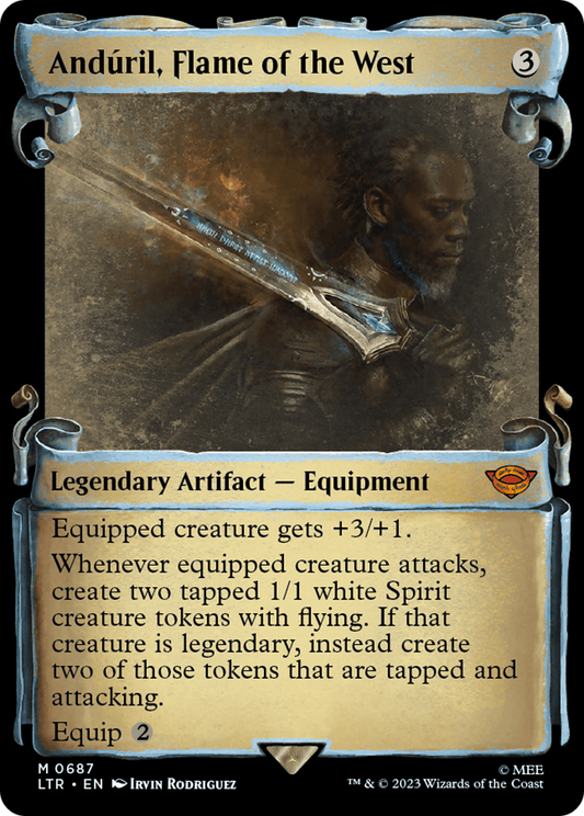 Anduril, Flame of the West (Showcase Scrolls) (687) (LTR)