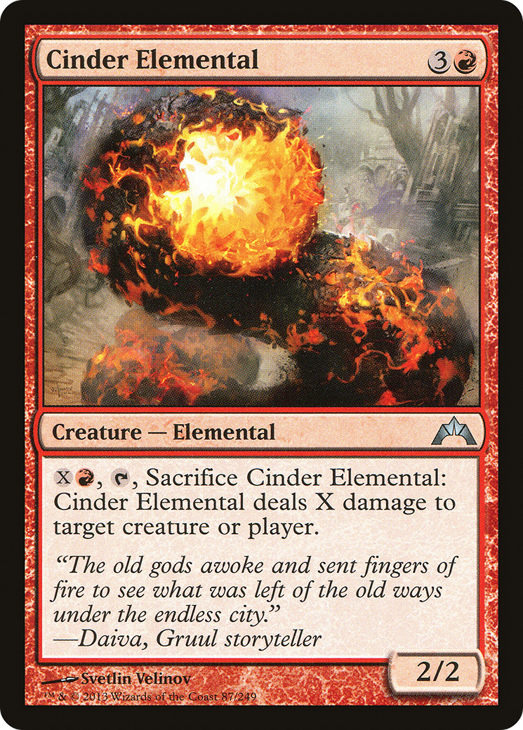 Cinder Elemental (87) (GTC)