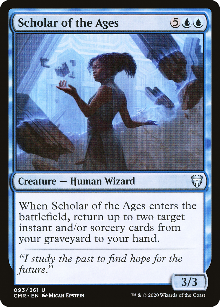 Scholar of the Ages (CMR-093) - Commander Legends Foil