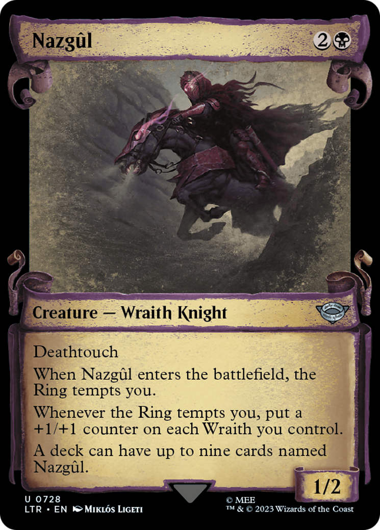 Nazgul (0728) (Showcase Scrolls) (728) (LTR)