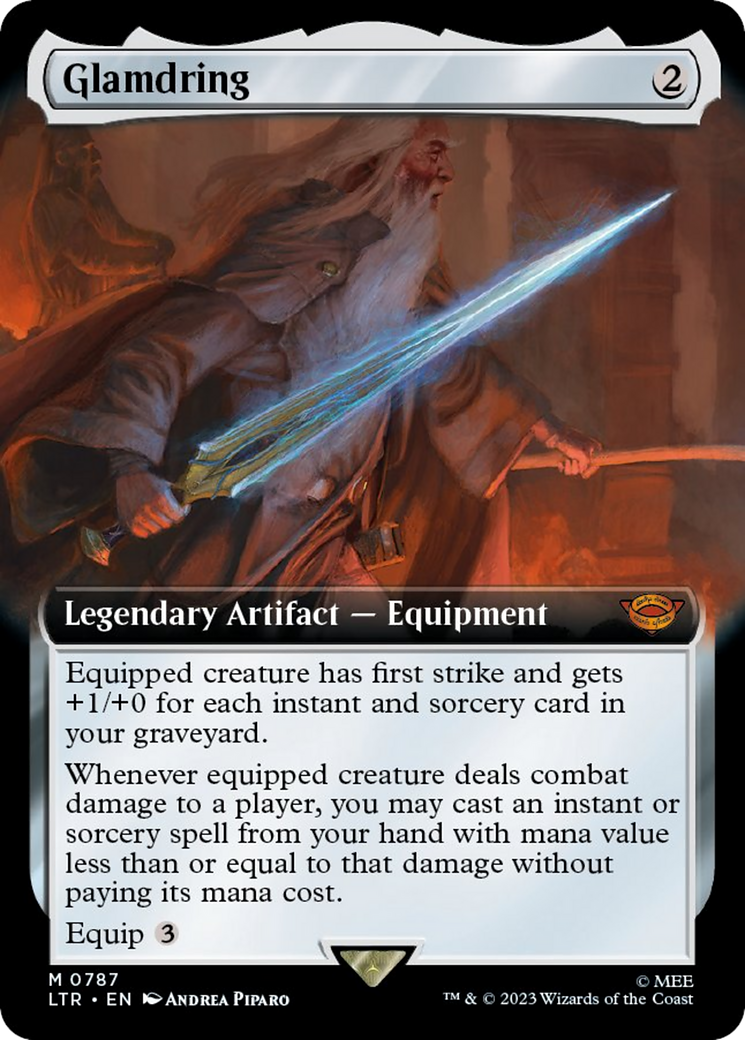 Glamdring (Extended Art) (Surge Foil) (787) (LTR)