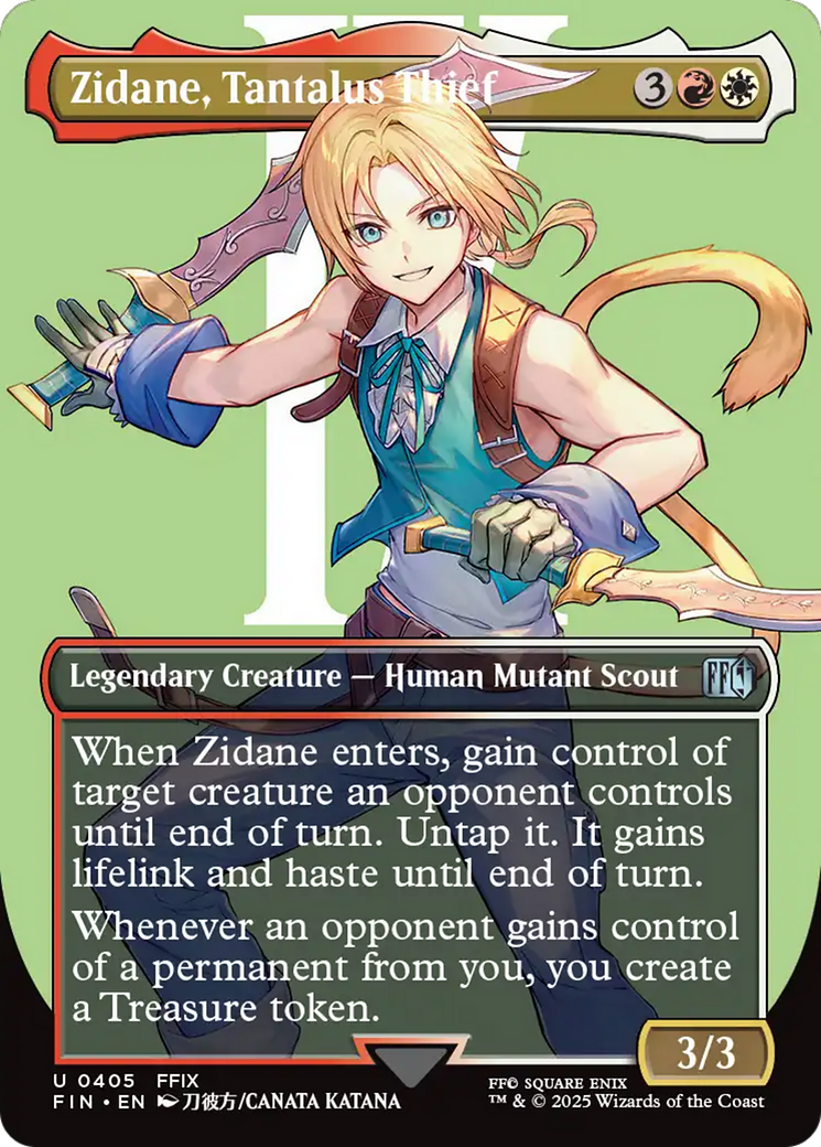 Zidane, Tantalus Thief (Borderless) (405) (FIN)