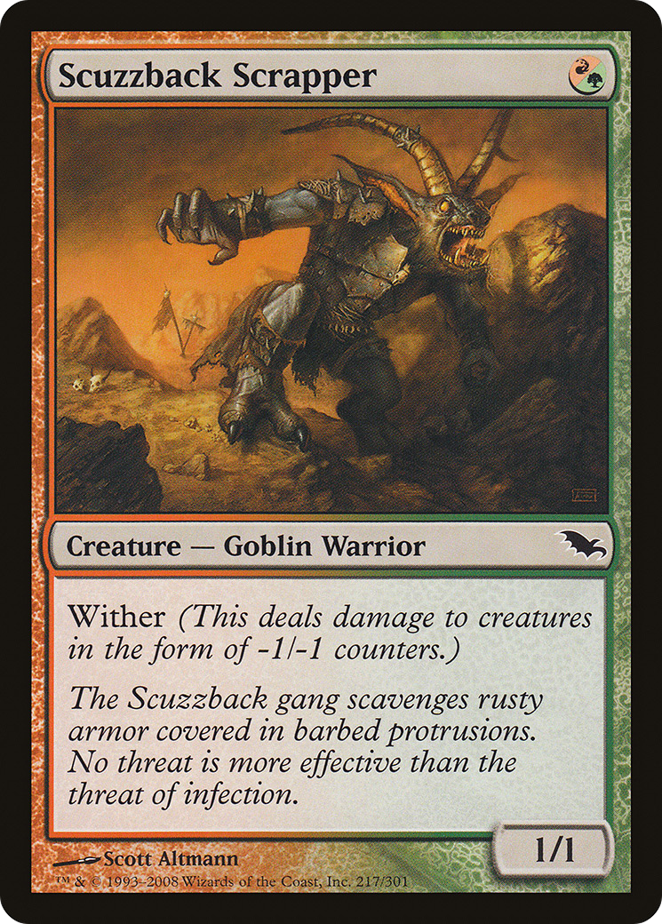 Scuzzback Scrapper (SHM-217) - Shadowmoor