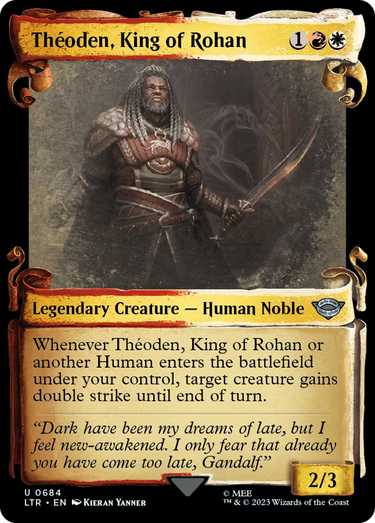 Theoden, King of Rohan (Showcase Scrolls) (684) (LTR)