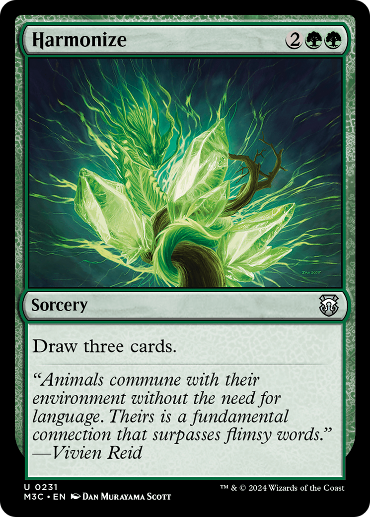 Harmonize (M3C-231) - Modern Horizons 3 Commander Ripple Foil
