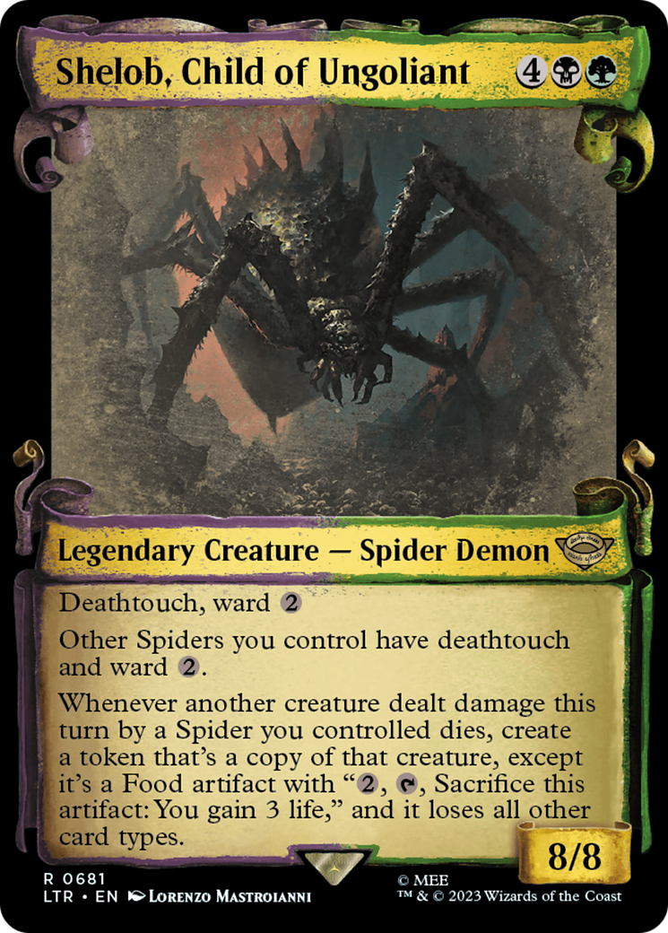 Shelob, Child of Ungoliant (Showcase Scrolls) (681) (LTR)
