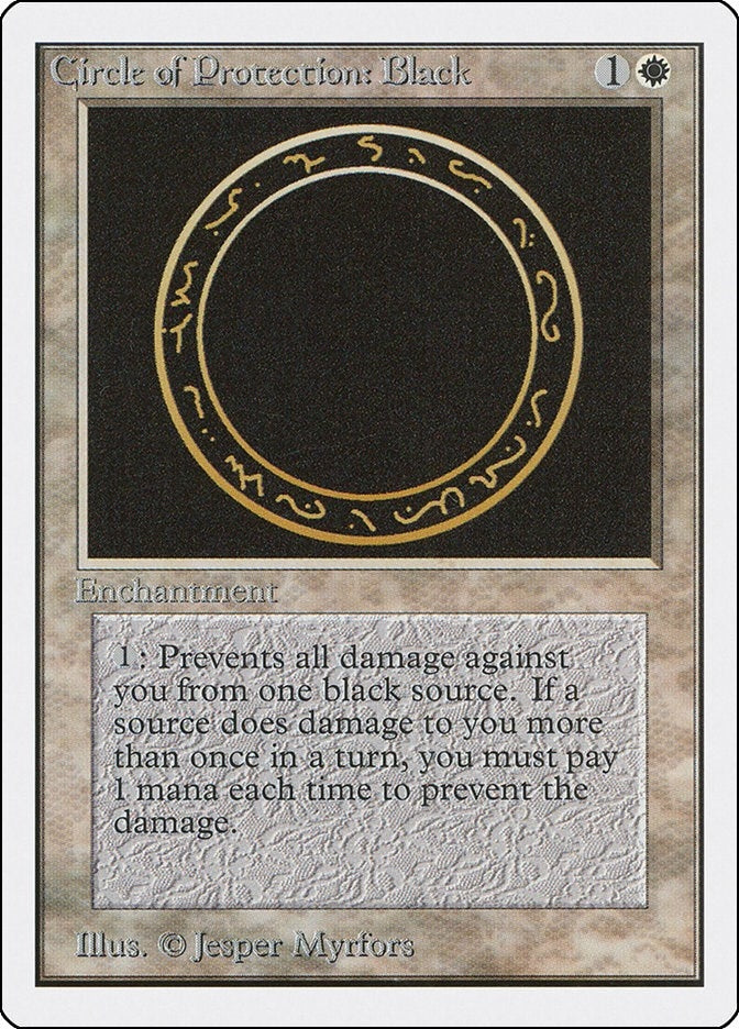 Circle of Protection: Black (Unlimited Edition)