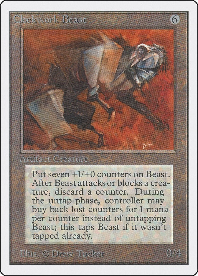 Image for Clockwork Beast (Unlimited Edition) - Magic: The Gathering