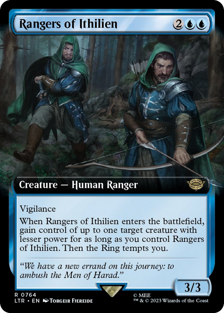 Rangers of Ithilien (Extended Art) (Surge Foil) (764) (LTR)