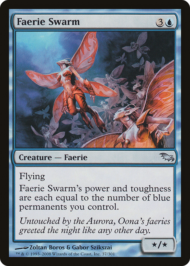 Faerie Swarm (SHM-037) - Shadowmoor Foil