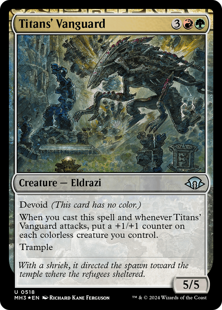 Titans' Vanguard (Ripple Foil) (518) (MH3)