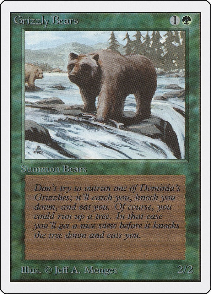 Image for Grizzly Bears (Unlimited Edition) - Magic: The Gathering