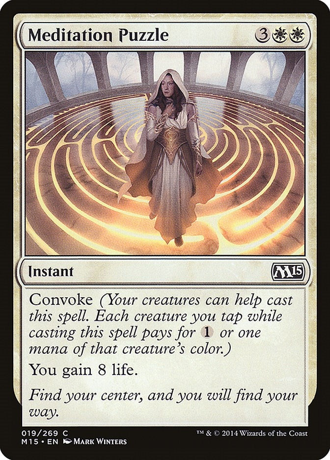 Image for Meditation Puzzle (19) (Magic 2015 (M15)) - Magic: The Gathering