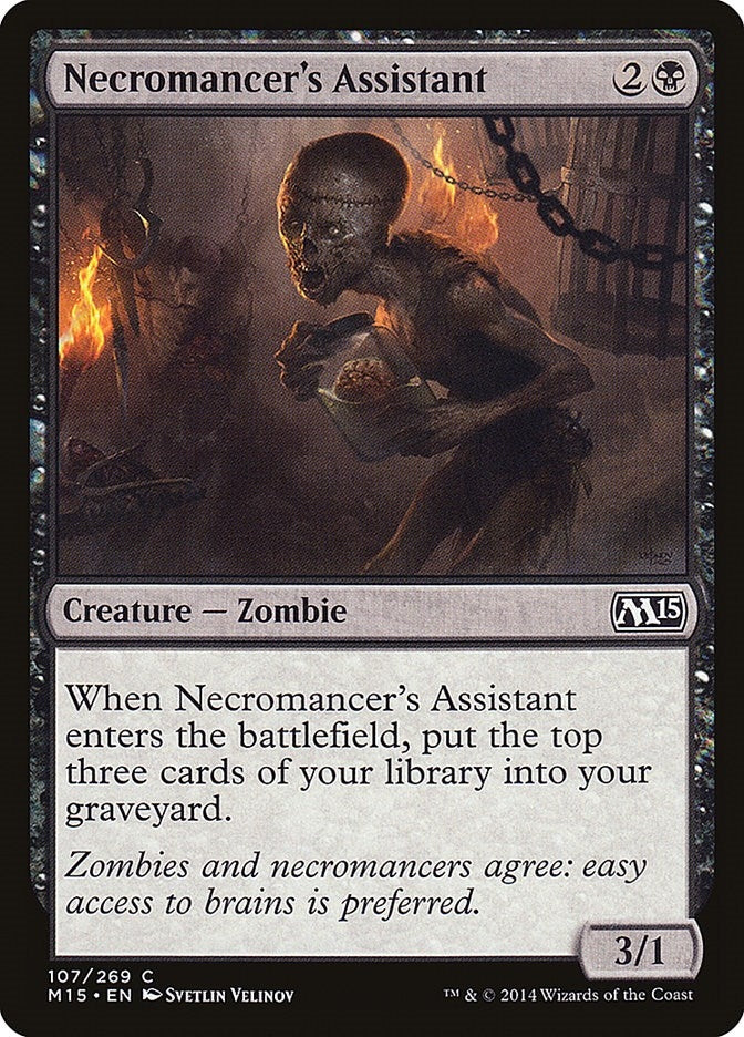 Necromancer's Assistant (107) (Magic 2015 (M15))