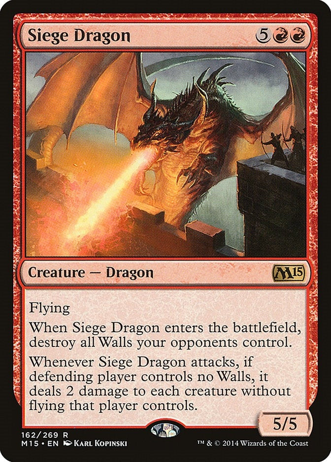 Siege Dragon (162) (Magic 2015 (M15))
