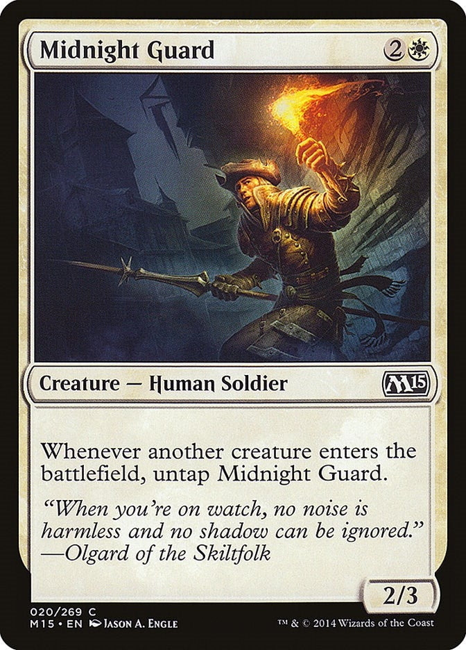 Midnight Guard (20) (Magic 2015 (M15))